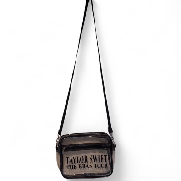 Taylor Swift Handbags - Taylor Swift Eras Tour Clear Stadium Approved Crossbody Bag Purse Zip Top